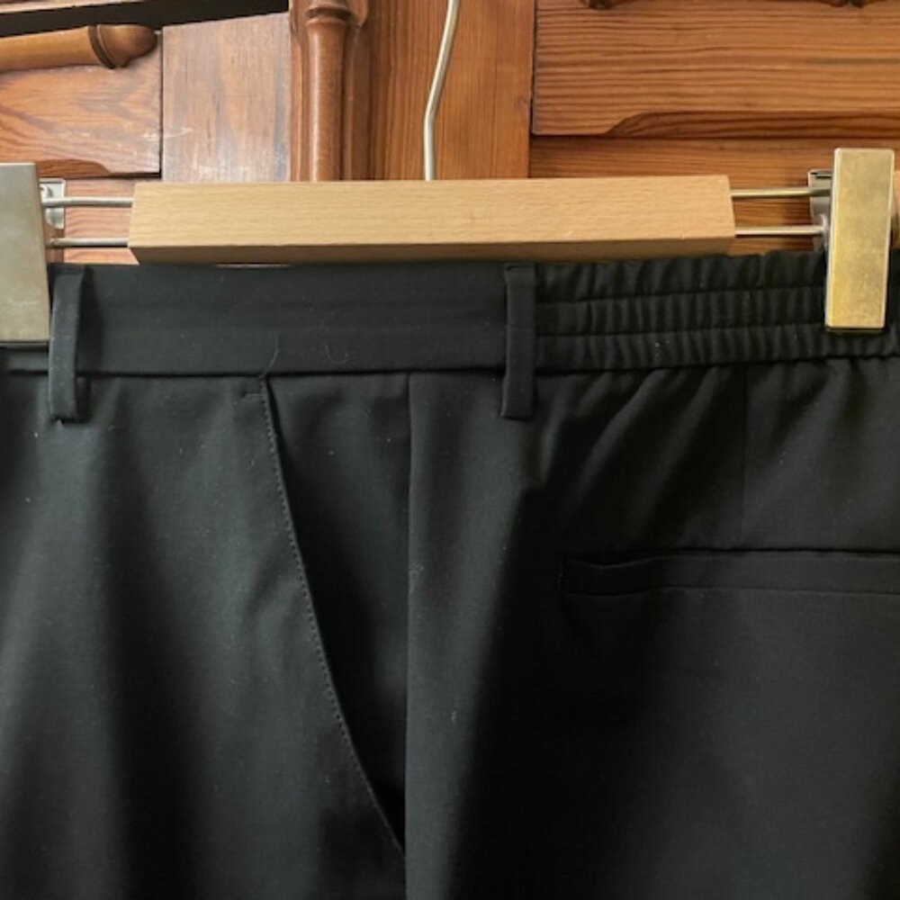Banana Republic Straight High-Rise Sculpted Trouser L Petite | Black Worn Once! - Picture 5 of 6